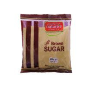 NATURES CHOICE LIGHT BROWN SUGAR (RAW) 500GM